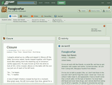 Tablet Screenshot of foxxglovefae.deviantart.com