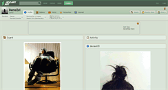 Desktop Screenshot of damezel.deviantart.com