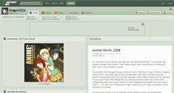 Desktop Screenshot of dragon2524.deviantart.com