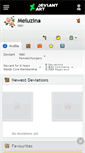 Mobile Screenshot of meluzina.deviantart.com
