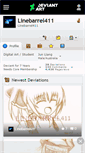 Mobile Screenshot of linebarrel411.deviantart.com