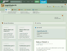 Tablet Screenshot of angelsshadow96.deviantart.com