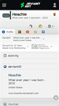 Mobile Screenshot of heachie.deviantart.com