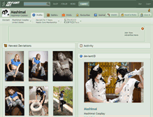 Tablet Screenshot of mashimai.deviantart.com