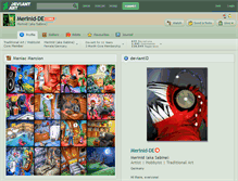 Tablet Screenshot of merinid-de.deviantart.com