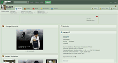Desktop Screenshot of i-light.deviantart.com