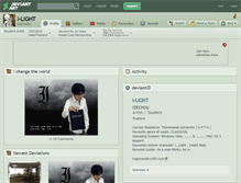 Tablet Screenshot of i-light.deviantart.com