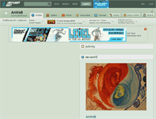Tablet Screenshot of amira8.deviantart.com