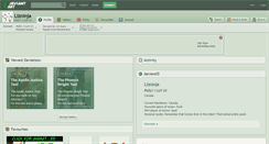 Desktop Screenshot of lizninja.deviantart.com