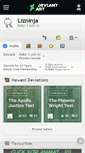 Mobile Screenshot of lizninja.deviantart.com