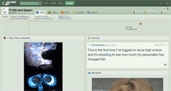 Desktop Screenshot of fruits-and-spears.deviantart.com