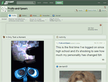 Tablet Screenshot of fruits-and-spears.deviantart.com