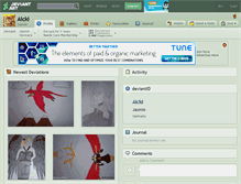 Tablet Screenshot of aicki.deviantart.com