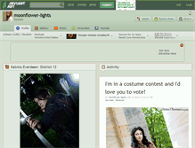 Tablet Screenshot of moonflower-lights.deviantart.com