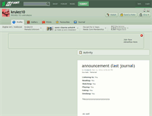 Tablet Screenshot of krulez10.deviantart.com