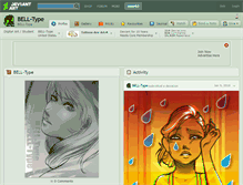 Tablet Screenshot of bell-type.deviantart.com