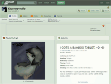 Tablet Screenshot of kirawerewolfie.deviantart.com