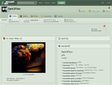 Tablet Screenshot of dark3flow.deviantart.com