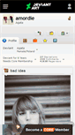 Mobile Screenshot of amordie.deviantart.com