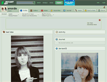 Tablet Screenshot of amordie.deviantart.com