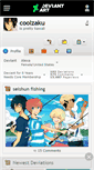 Mobile Screenshot of coolzaku.deviantart.com