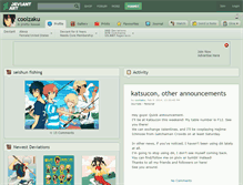 Tablet Screenshot of coolzaku.deviantart.com