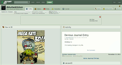 Desktop Screenshot of disturbedchicken.deviantart.com