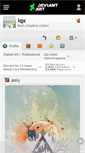 Mobile Screenshot of iqx.deviantart.com