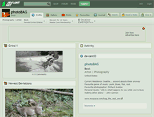 Tablet Screenshot of photobag.deviantart.com