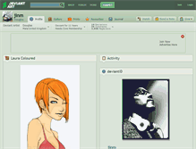 Tablet Screenshot of jinm.deviantart.com