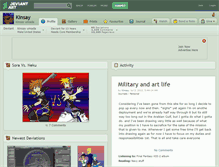 Tablet Screenshot of kinsay.deviantart.com