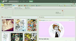 Desktop Screenshot of dino-chan44.deviantart.com