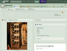 Tablet Screenshot of m-a-x-a-m.deviantart.com