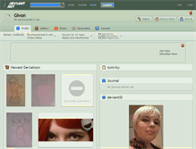 Tablet Screenshot of givon.deviantart.com
