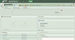 Desktop Screenshot of gameaddictplz.deviantart.com