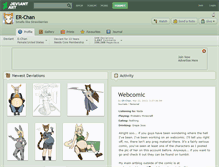 Tablet Screenshot of er-chan.deviantart.com