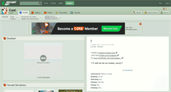 Desktop Screenshot of cusd.deviantart.com