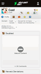 Mobile Screenshot of cusd.deviantart.com