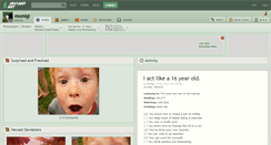Desktop Screenshot of momigi.deviantart.com