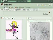 Tablet Screenshot of kmilacreacion.deviantart.com