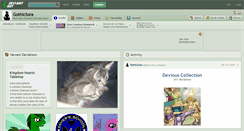 Desktop Screenshot of gothicsora.deviantart.com
