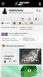 Mobile Screenshot of gothicsora.deviantart.com