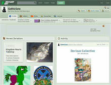 Tablet Screenshot of gothicsora.deviantart.com