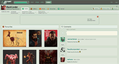 Desktop Screenshot of blackcynder.deviantart.com