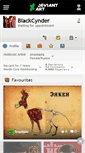 Mobile Screenshot of blackcynder.deviantart.com