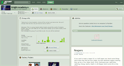 Desktop Screenshot of knight-academy.deviantart.com