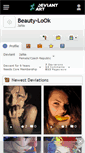 Mobile Screenshot of beauty-look.deviantart.com