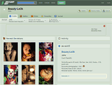Tablet Screenshot of beauty-look.deviantart.com