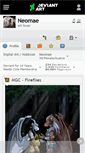 Mobile Screenshot of neomae.deviantart.com