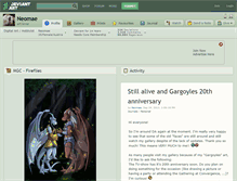 Tablet Screenshot of neomae.deviantart.com